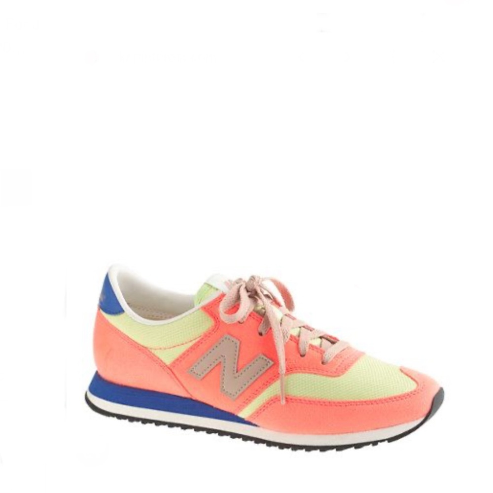 New Balance 620 Coral and Lime Neon Sneakers Sz 7